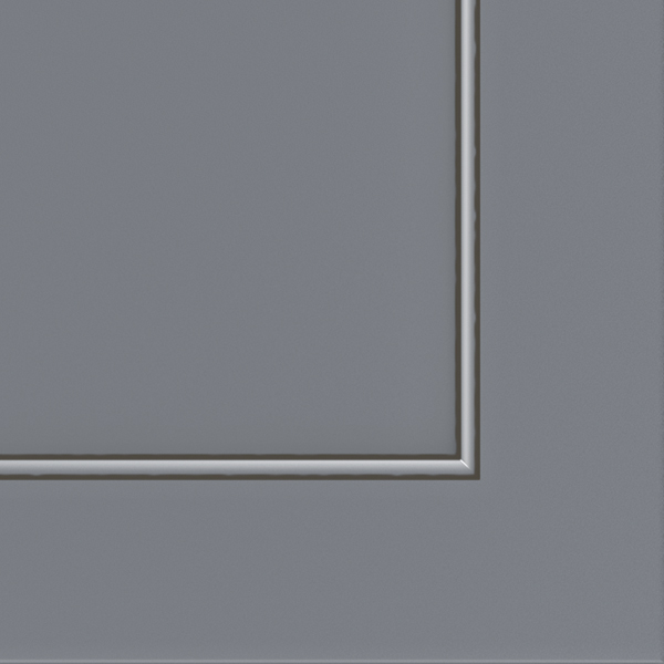 Serious Gray with Amaretto Creme Penned